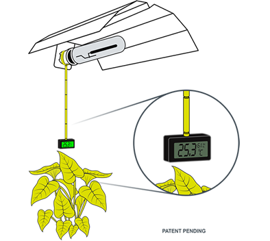 Garden Highpro Medipro теромо-гигрометр, с держателем для розетки E40. -50 / + 70 ° C, относительная влажность 10-99%