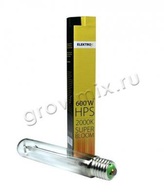 Лампа Elektrox ДНаТ HPS Super Bloom 600 Вт