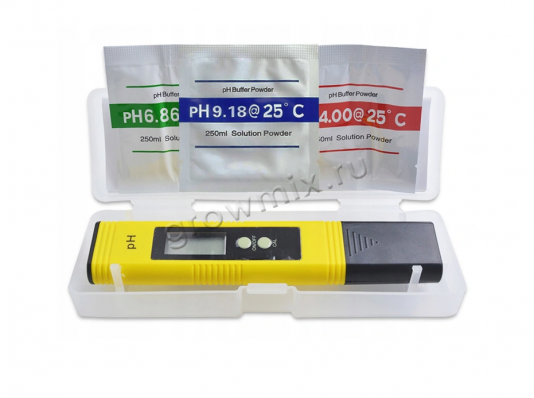 Электронный измеритель pH + температуры pH-метр