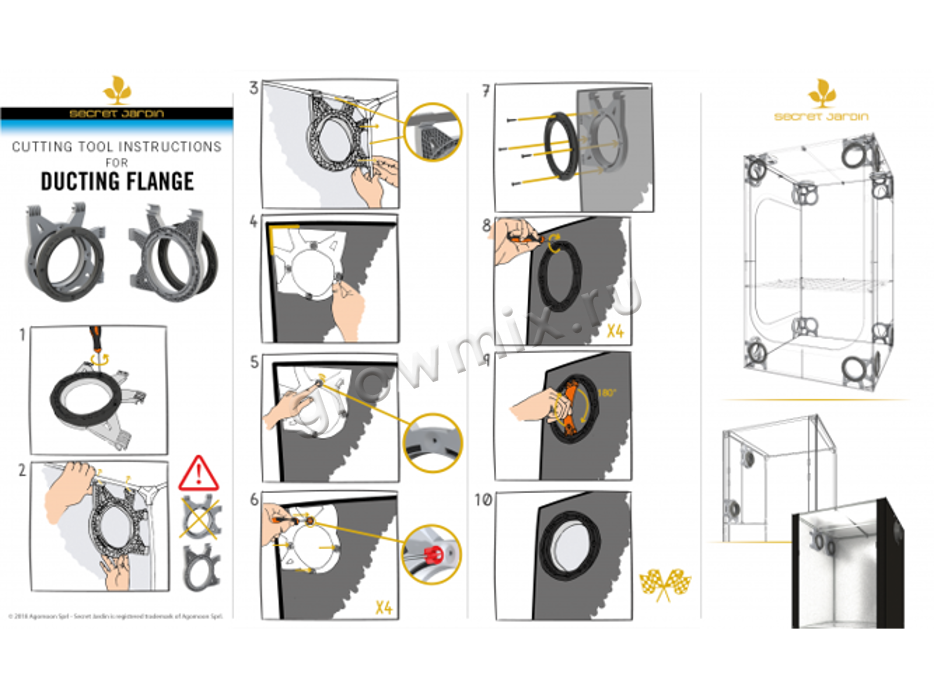 Secret Jardin df16 Extractor Fan. Канальный фланец для гроутента с трубками d-16 мм. Secret Jardin нож.